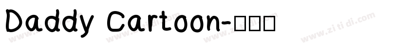 Daddy Cartoon字体转换